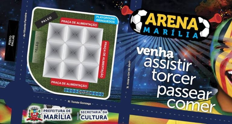 Copa – Terreno usado por circos vai virar ‘Arena Marília’ para população ver jogos do Brasil