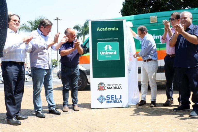 BOA NOTÍCIA – Unimed comemora 27 anos e entrega revitalização de Academia ao Ar Livre em Marília