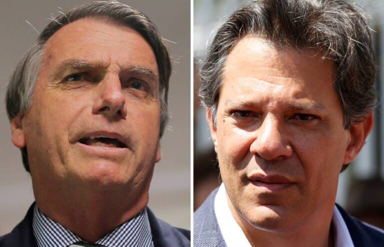 IBOPE – Calculados só votos válidos, Bolsonaro vai a 59% e Haddad a 41%