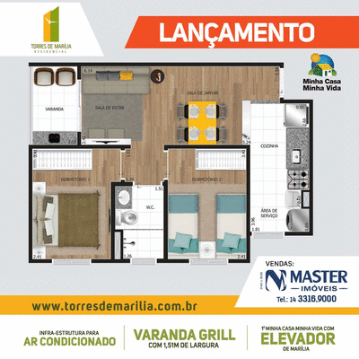 CHEGOU A SUA VEZ – Residencial Torres de Marília será lançado oficialmente no sábado