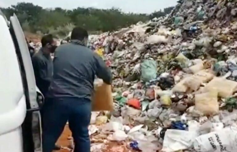 Comida no lixo – PREFEITURA DE GARÇA EXPLICA DESCARTE DE ALIMENTOS DA MERENDA ESCOLAR