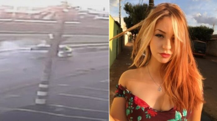 Vídeo mostra momento da colisão que matou a jovem de 19 anos (Foto: Arquivo Pessoal)