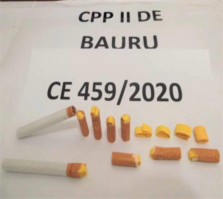 Maconha sintética é flagrada em cigarros no CPP II de Bauru