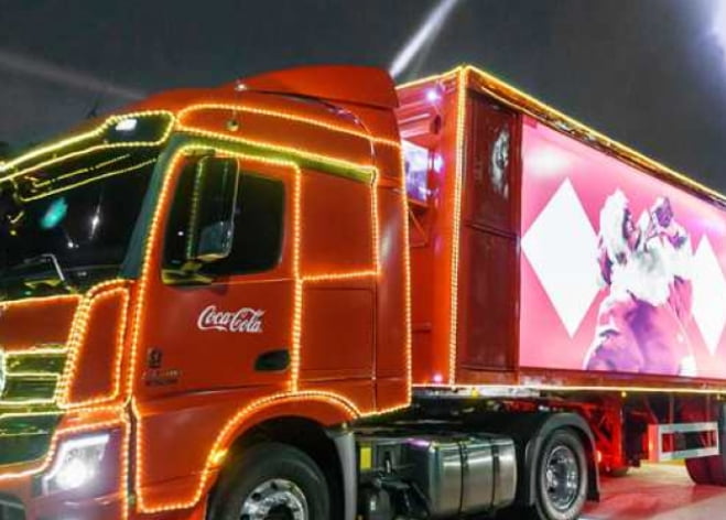 Alegria – HOJE TEM CARAVANA DE NATAL DA COCA-COLA