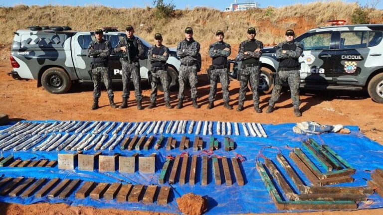 NOVO CANGAÇO: GATE LOCALIZA 93 EXPLOSIVOS ESPALHADOS EM ARAÇATUBA