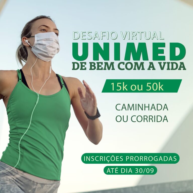 Unimed lança o Desafio Virtual ‘Unimed De Bem com a Vida’