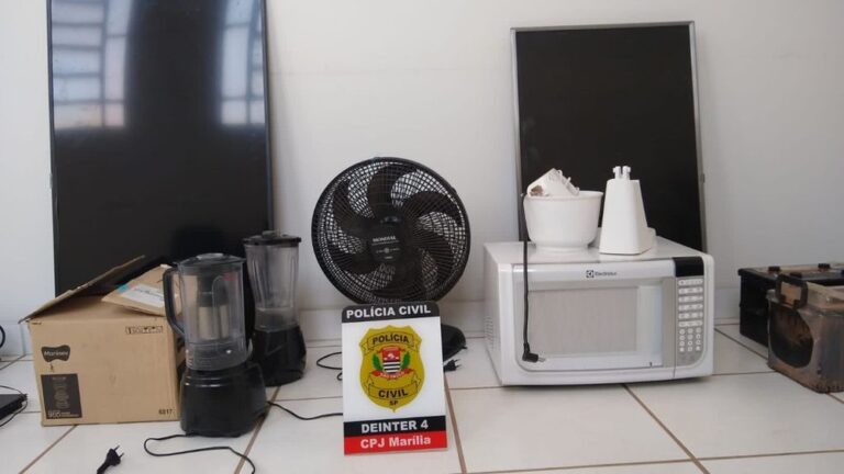 POLÍCIA CIVIL PEGA QUARTETO SUSPEITO DE FURTAR CASAS DA ZONA NORTE DE MARÍLIA