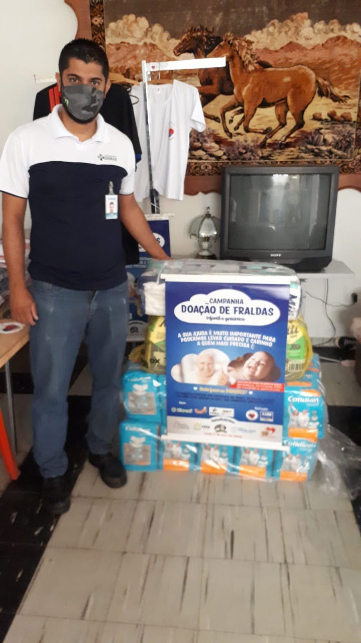HBU RECEBE DOAÇÃO DE 480 FRALDAS EM CAMPANHA SOLIDÁRIA