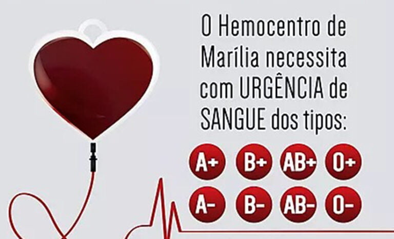 HEMOCENTRO PRECISA DE DOADORES DE SANGUE