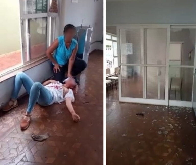 SEM SEGURANÇA, CONSELHO TUTELAR ENFRENTA BRIGA, QUEBRADEIRA E PESSOA FERIDA