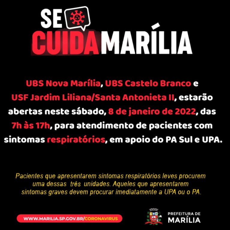 UNIDADES DE SAÚDE FUNCIONAM SÁBADO (8)