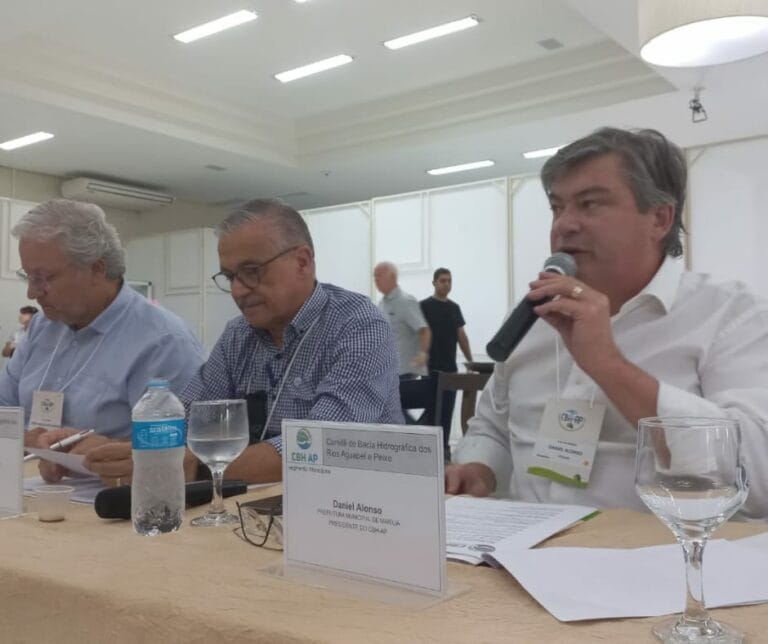 Daniel é reeleito para o Comitê da Bacia Aguapeí-Peixe pela 4.a vez