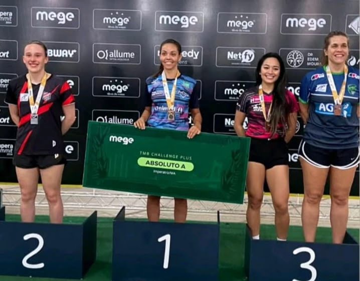 Mesatenista Jéssica Prates é Ouro em torneio no Maranhão e lidera ranking nacional