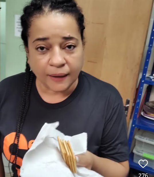 Vereadora faz blitz no PS Central e mostra ‘refeição’ para pacientes e servidores: biscoitos água e sal