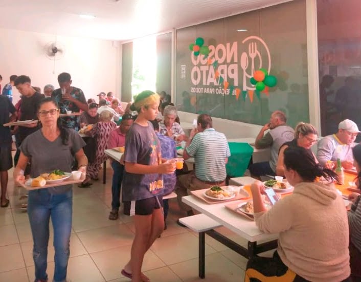 Restaurante municipal Nosso Prato Norte faz 2 anos com 95 mil refeições servidas
