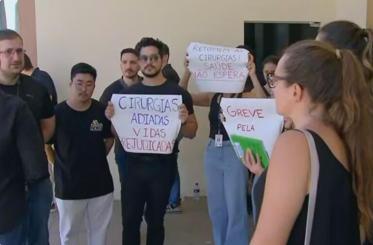 Greve de residentes do HC de Marília já provoca cancelamento de cirurgias eletivas